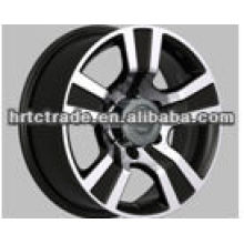 16/17 inch 5 spoke black sport wheels for car